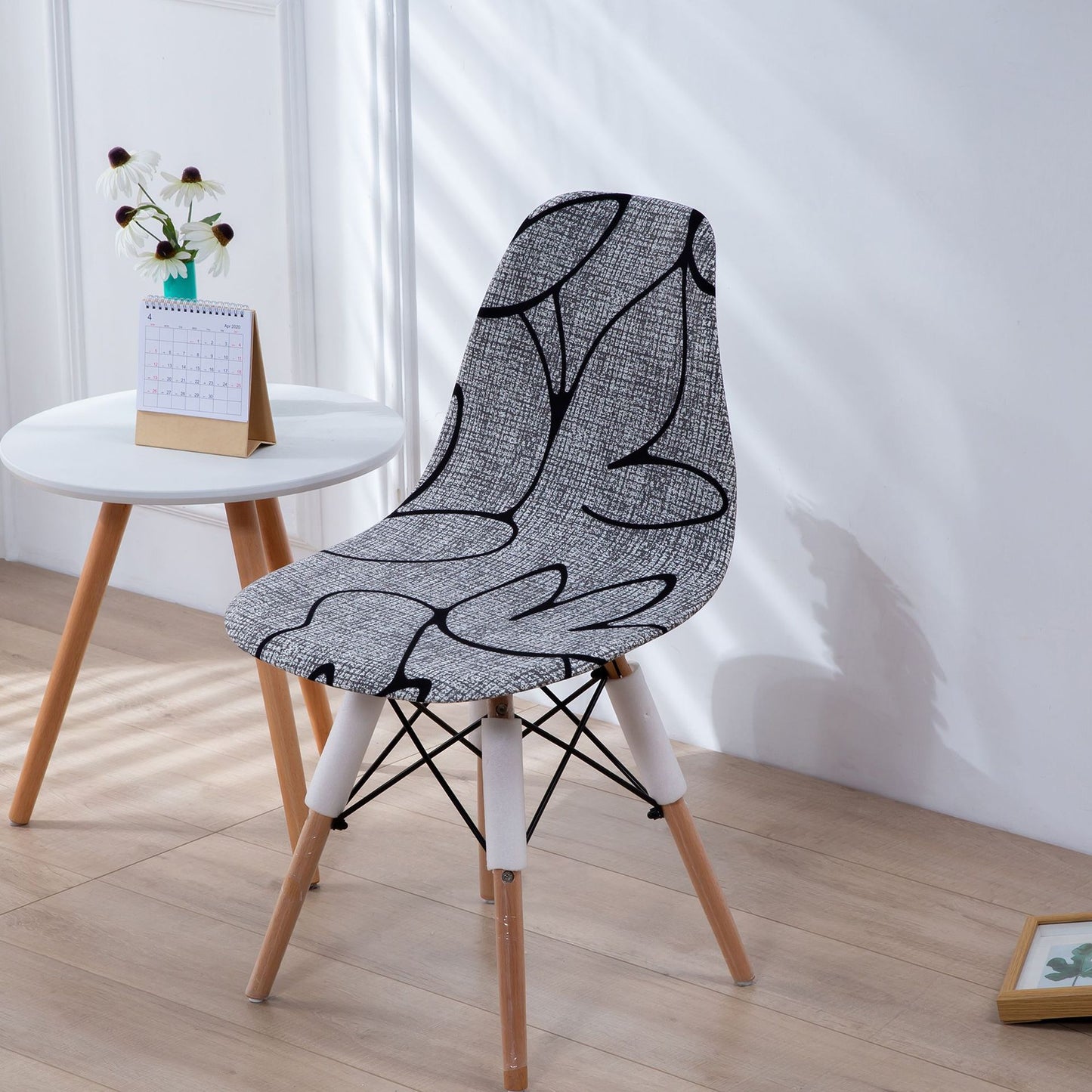 Minimalist Modern Printed Dining Chair Covers