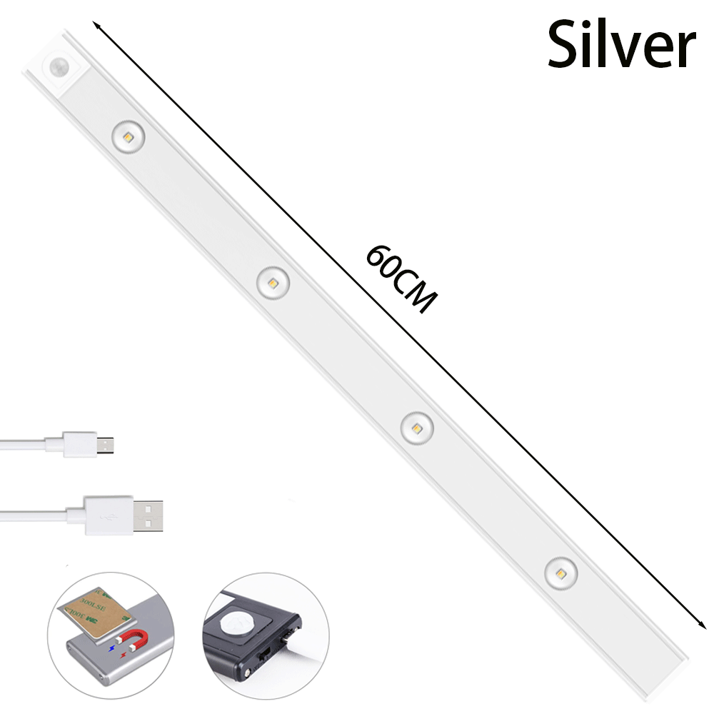 USB LED Night Light Motion Sensor Wireless Thin LED Wine Cooler Light