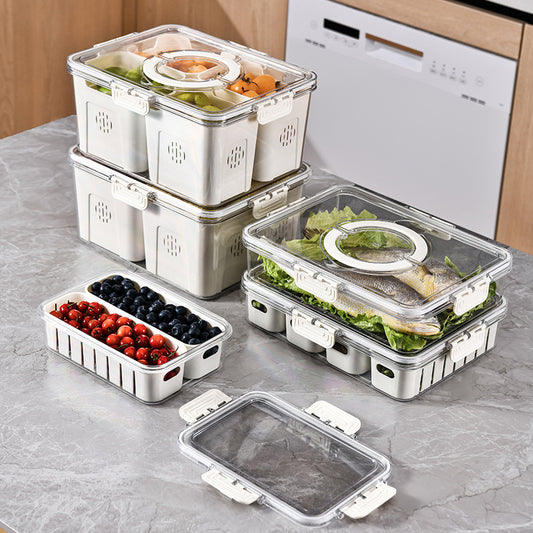 Kitchen Gadget Compartments Divided Serving Tray