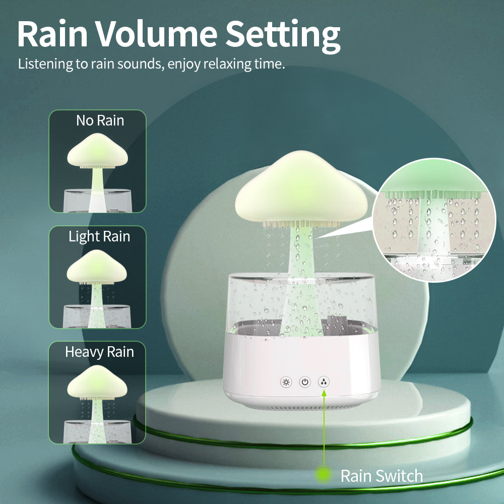 New Arrival Rain Cloud Humidifier Rain Drip Mushroom Humidifier