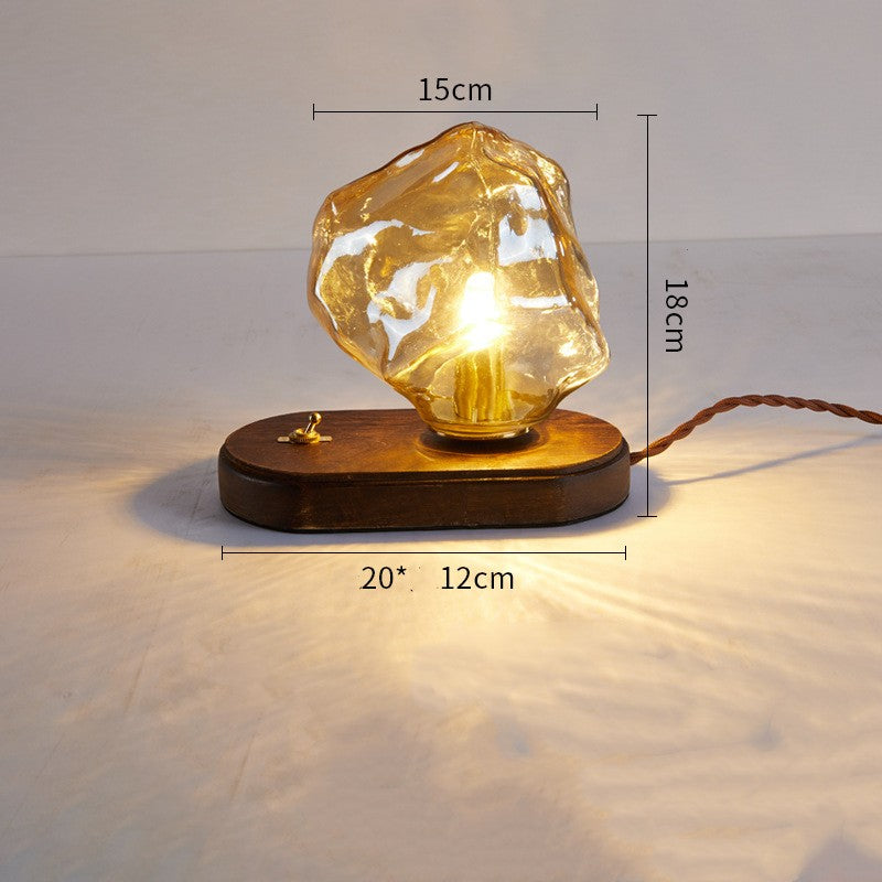 Ice Table Lamp Bedside Decoration Small Night Light
