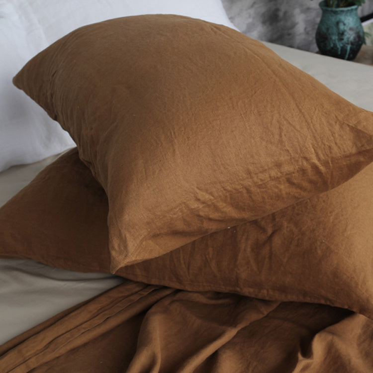 Home Fashion Pillowcase Pure Linen