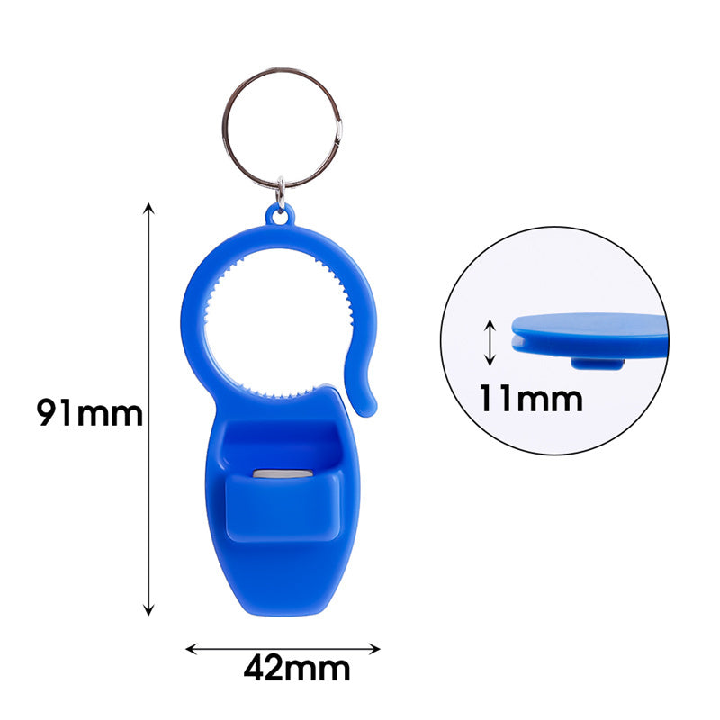 3 In 1 Multifunction Beer Can Opener Plastic Keychain