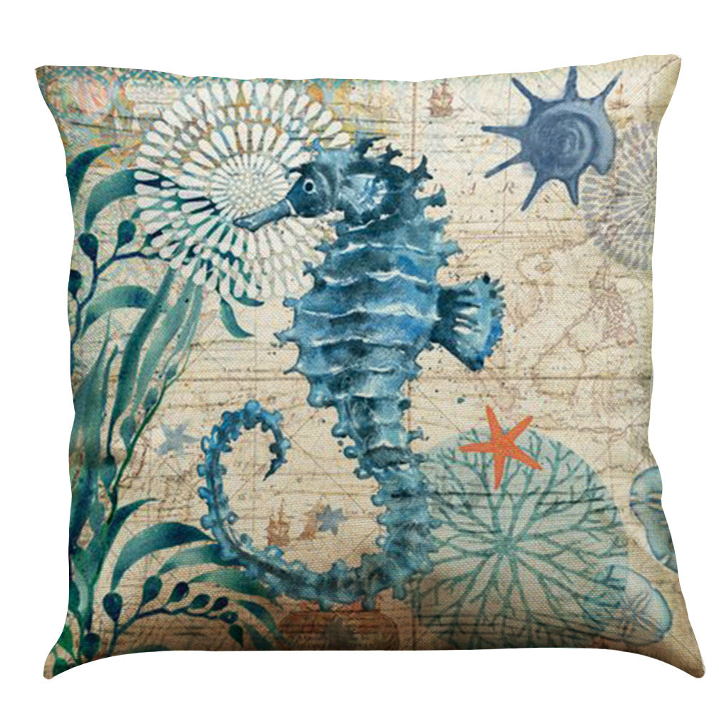 Cushion Covers Sea Turtle Printed Throw Pillow Cases