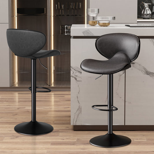 Nalupatio Modern Ergonomic Adjustable Bar Stools