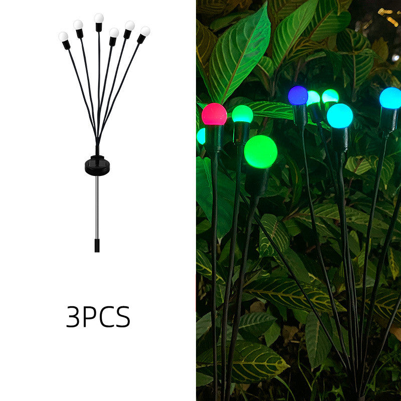 Simulation Firefly Solar Light Outdoor Garden Decoration Lawn Landscape Lamp