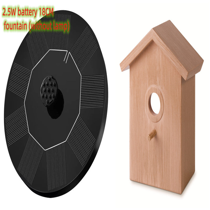 Solar Fountain  Water  Outdoor Garden Circular Floating