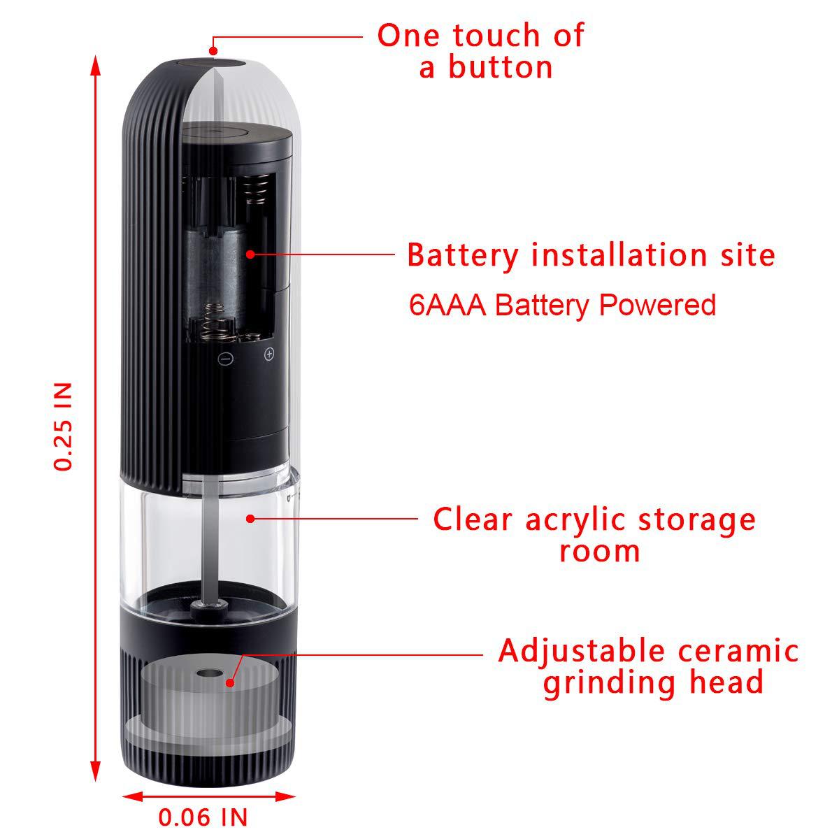 Electric pepper grinder