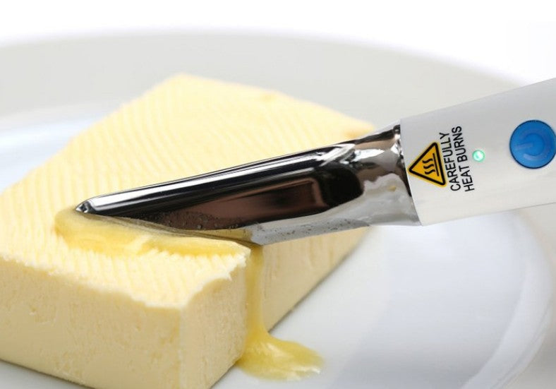 Rechargeable Automatic Heated Butter Knife Spreader For Melting Cutting Spreading Cheese Honey Ice Cream Kitchen Tools Gadgets