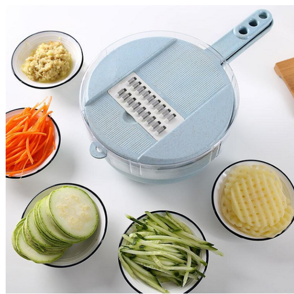 8 in 1 Slicer Vegetable Slicer Potato Peeler Grater With Strainer