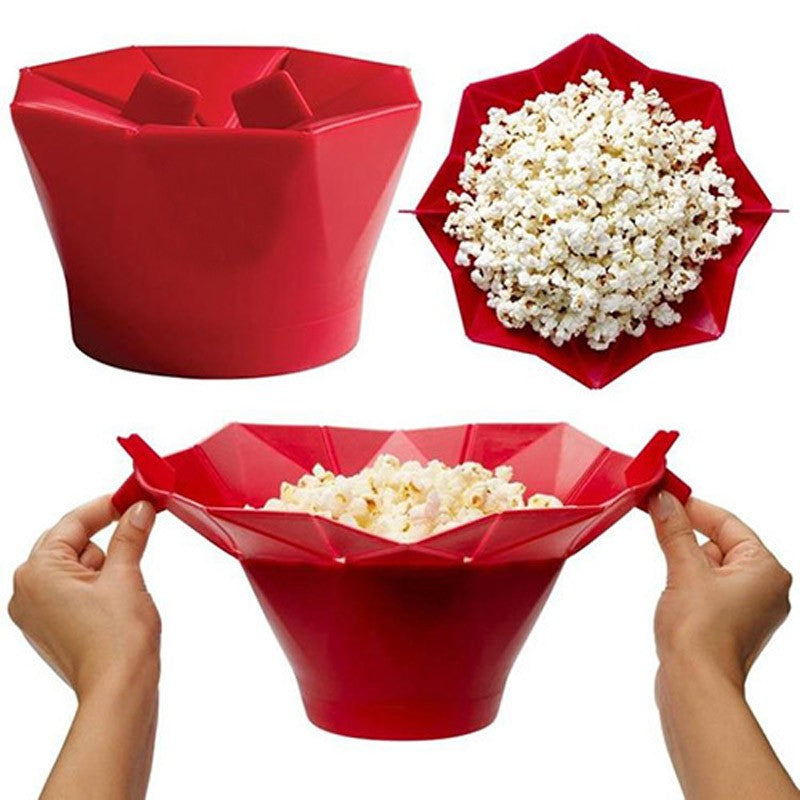 DIY Foldable Popcorn Microwave Making Artifact