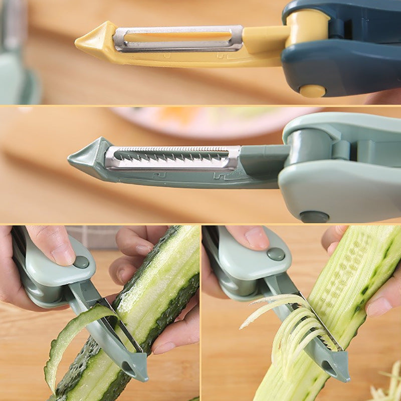 Fruit Peeler Paring Knife Two-in-one Fruit Vegetable Grater Scraper