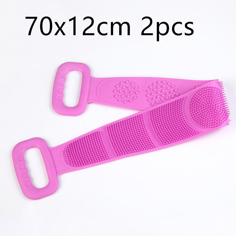Double-sided silicone rubbing towel for men and women