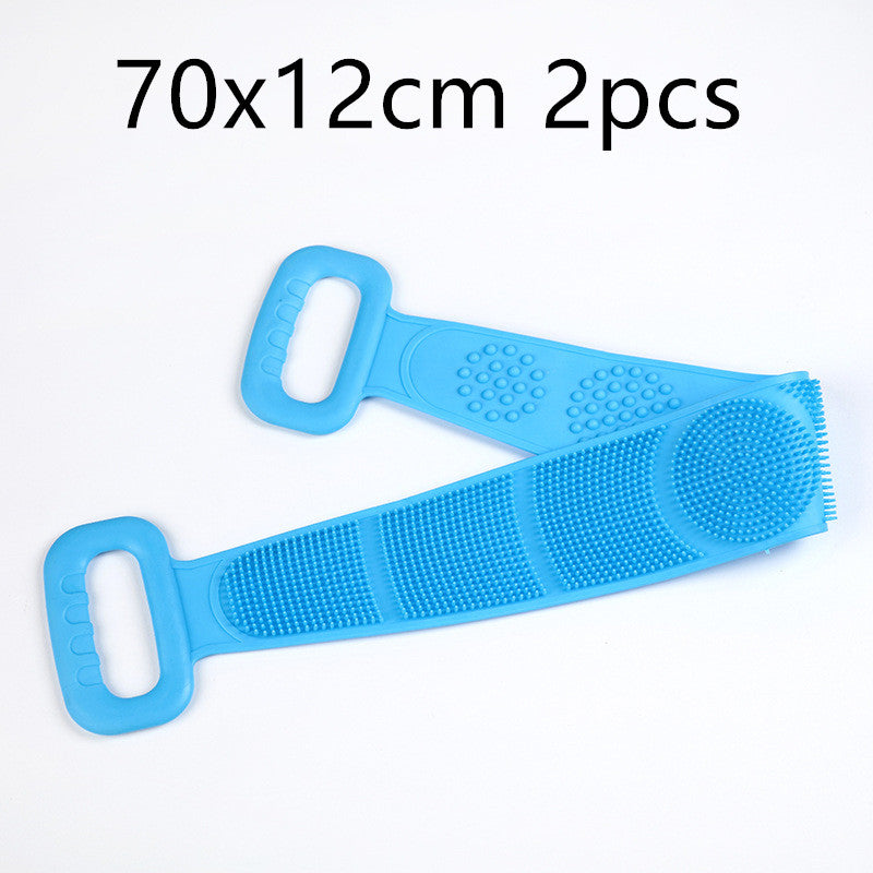 Double-sided silicone rubbing towel for men and women
