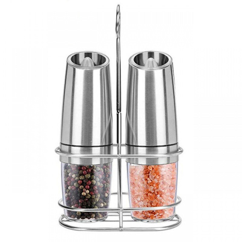 Electric Gravity Pepper Grinder Salt Grinder  Adjustable Coarseness