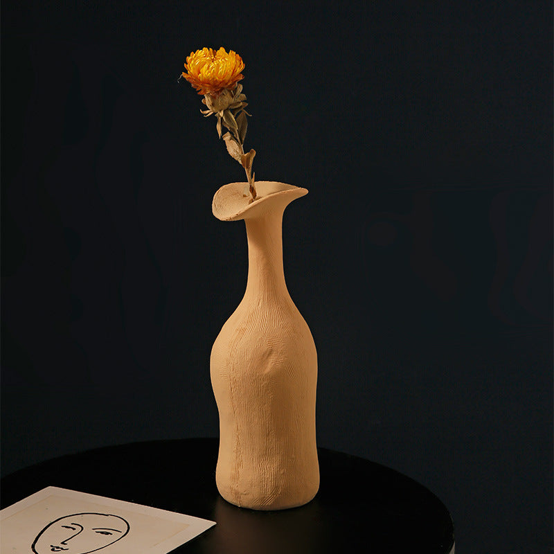 Creative Morandi Color Ceramic Vase Decoration Home Decoration