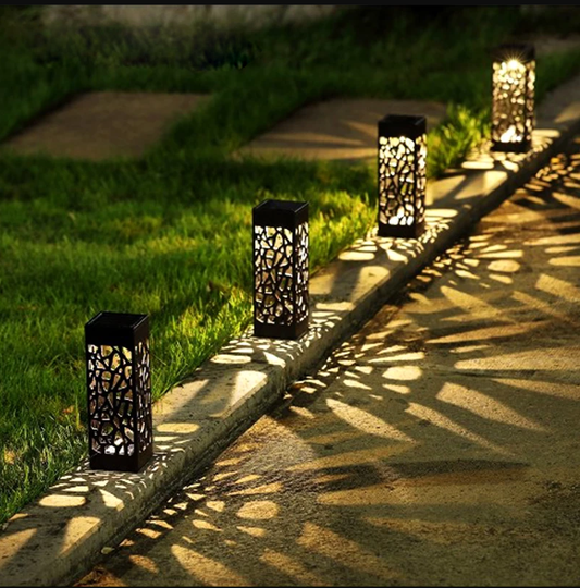 Solar Garden Pathway Lights Lawn Lamp For Garden Lantern Decoration