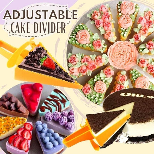 Adjustable Cake Divider Slicer Triangle Baking Pastry Divider Baking Cutter