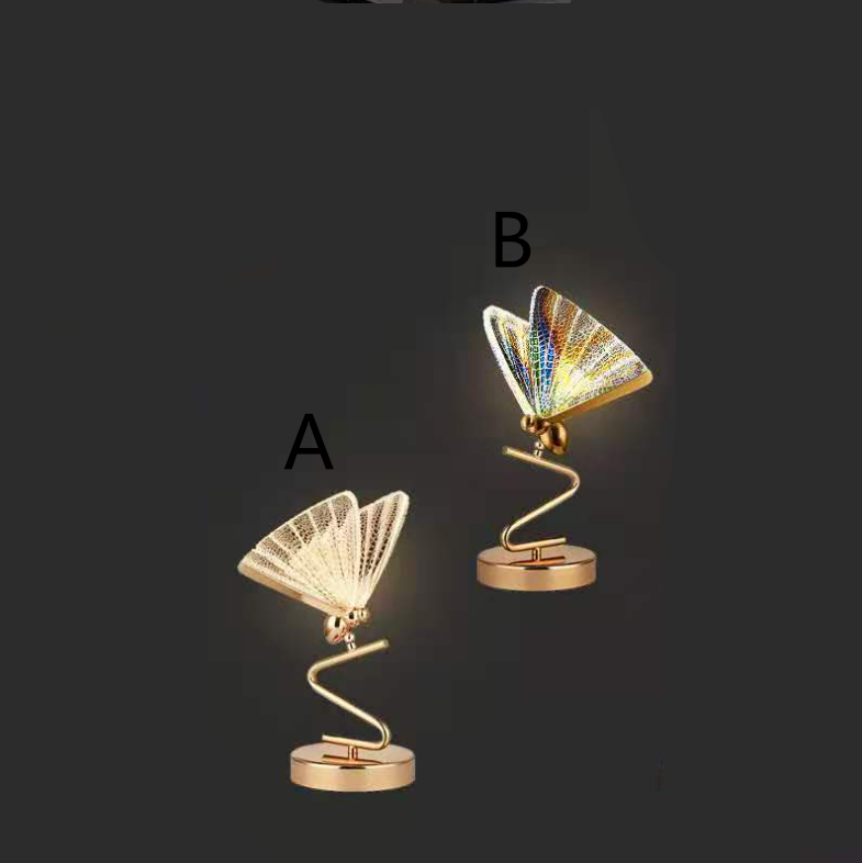 Butterfly Lamp Chandelier for Living Room Bedroom Bedside Staircase