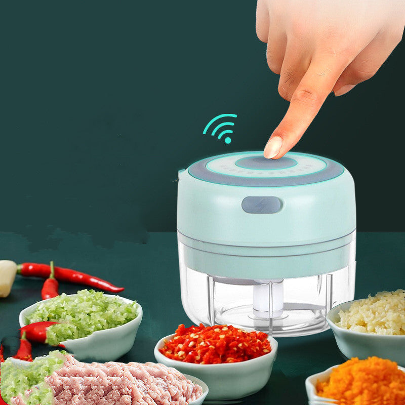 Mini Electric Garlic Chopper USB Charging Ginger Masher Machine