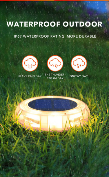 12Led Solar LED Light Outdoor Lawn Lamp Garden Light Courtyard