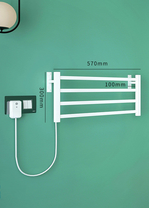 Bathroom Electric Bath Towel Warmer Heating Towel Shelf Rack Towel