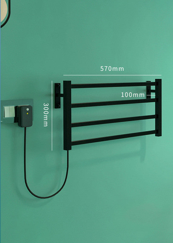 Bathroom Electric Bath Towel Warmer Heating Towel Shelf Rack Towel