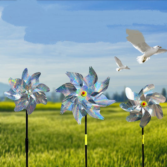 Garden Tools Farmland Bird Catcher Laser Reflective Anti-Bird Windmill