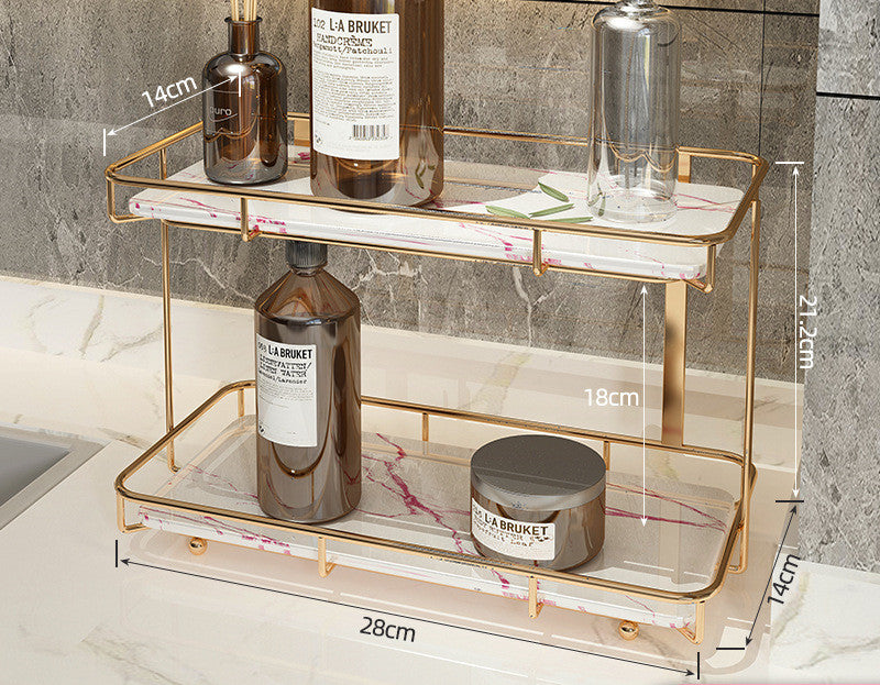 Light Luxury Bathroom Shelf