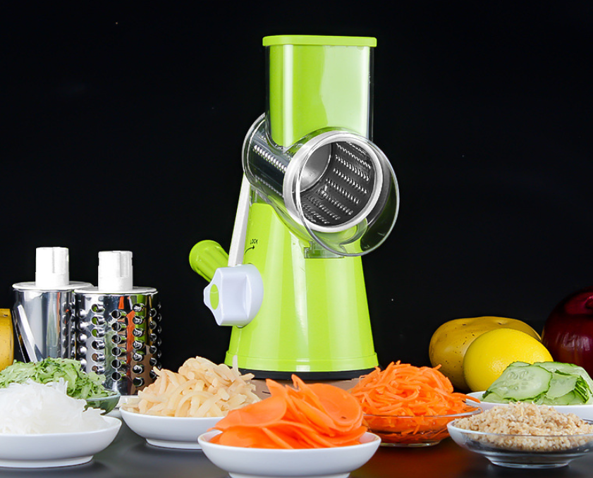 Manual Kitchen Accessories Multifunctional Round Potato Slicer