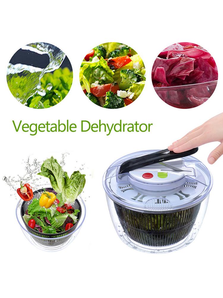 Useful Vegetables Fruits Dryer Salad Spinner Fruit Wash Clean Basket