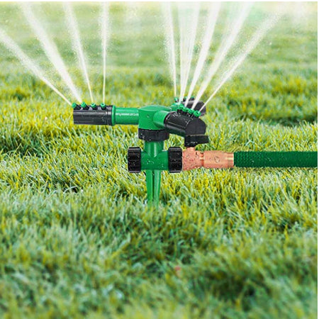 360 Automatic Rotating Sprinkler Irrigation Garden Lawn Courtyard