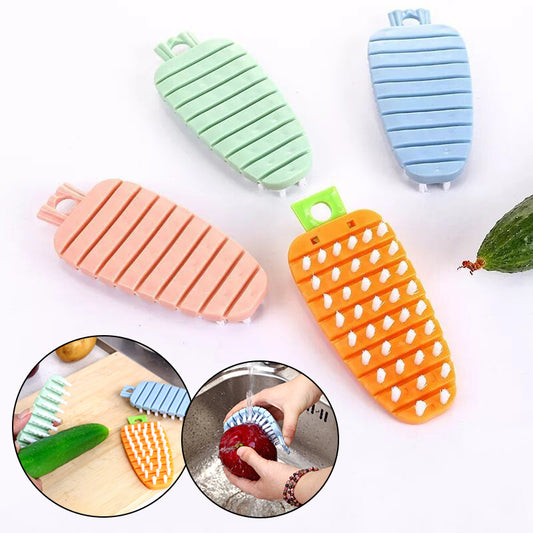 Multifunction Vegetable Fruit Cleaning Brush Flexible Cleaning Brush