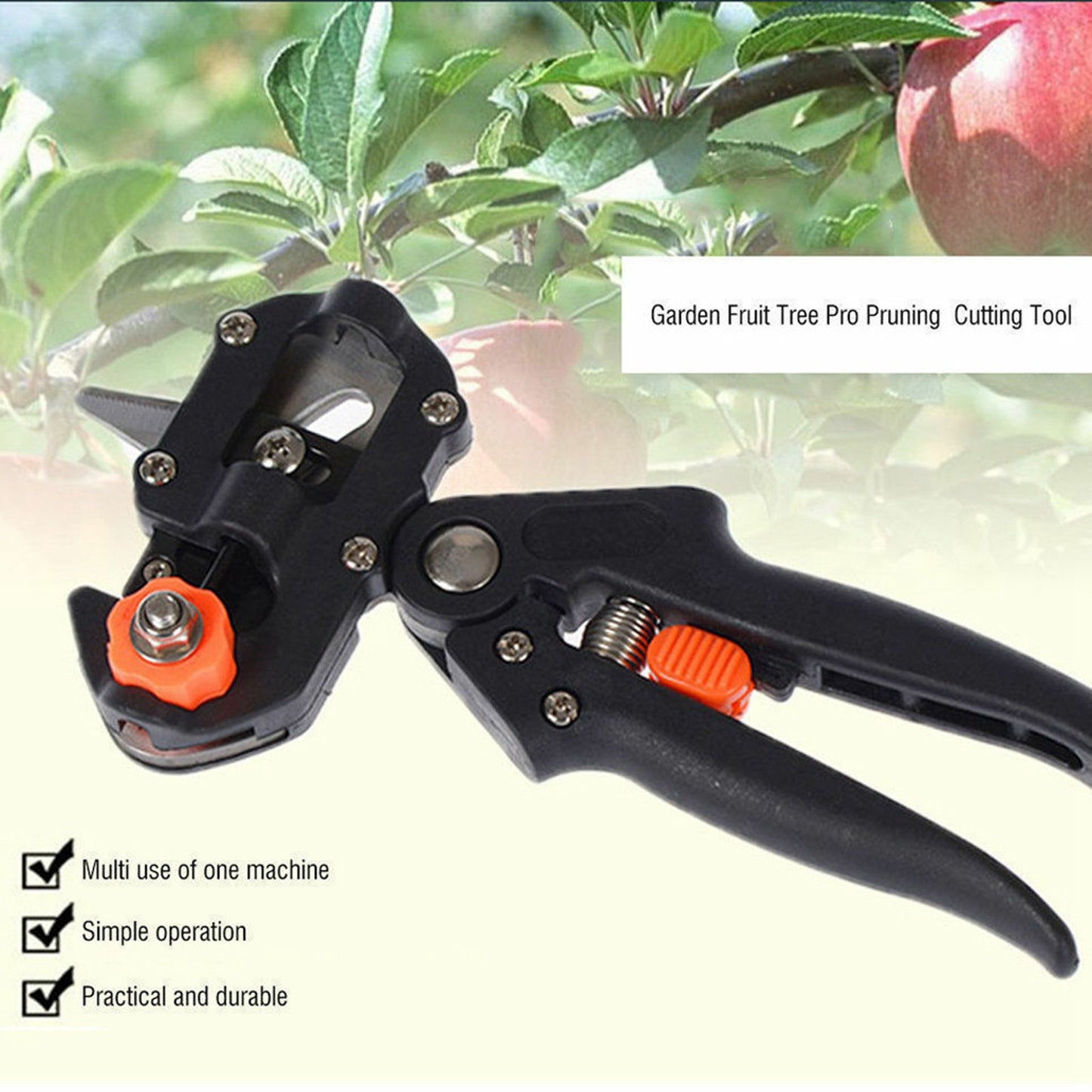 Garden Nursery Fruit Tree Pruning Shears Scissor Grafting Cutting Tools Sets