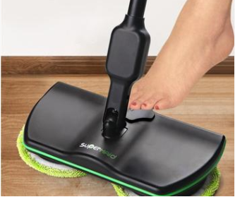 Rechargeable Wireless Rotating Electric Mop Floor Wiper Cordless Sweeping