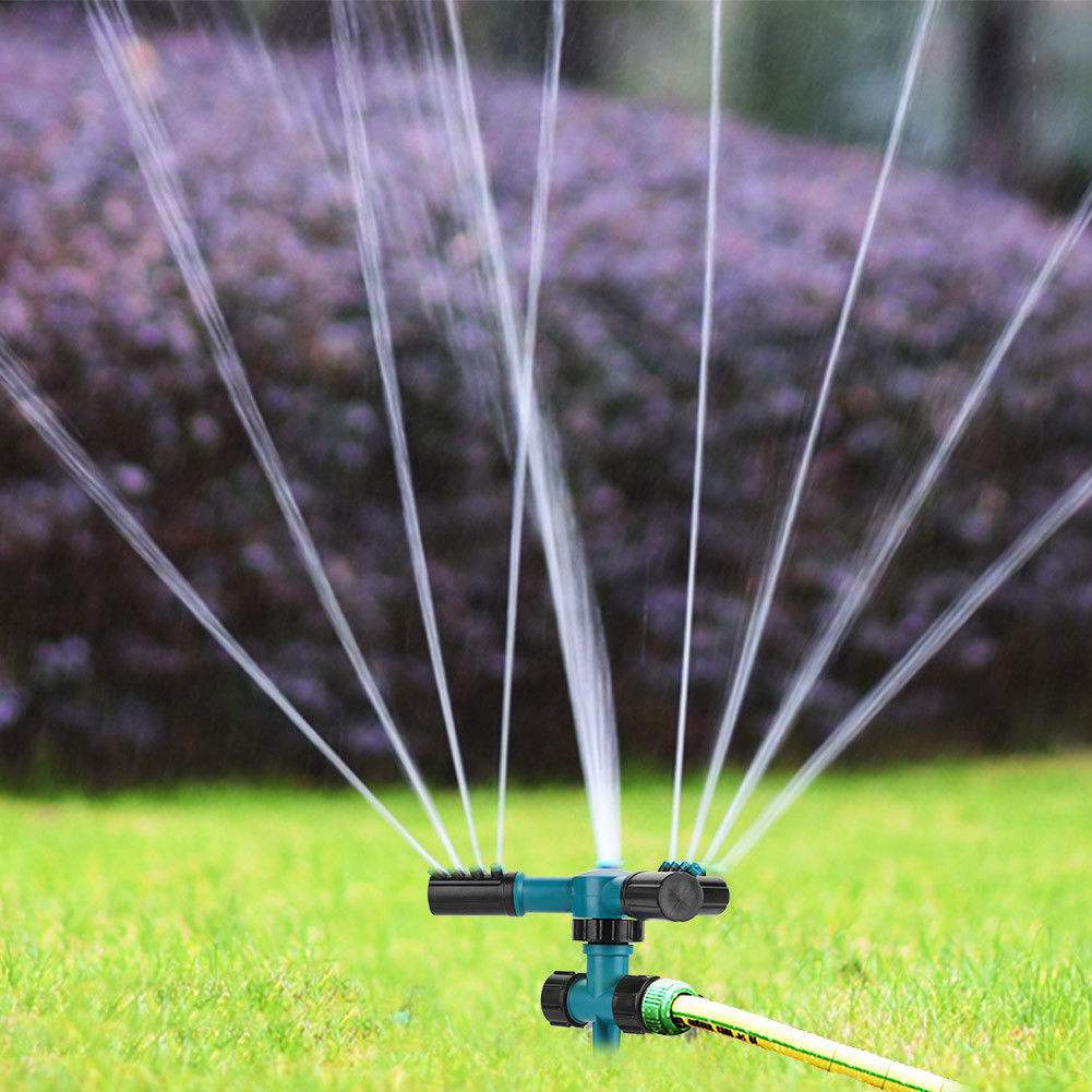 360 Automatic Rotating Sprinkler Irrigation Garden Lawn Courtyard