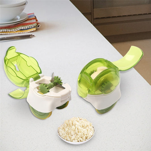 Mini Rolling Garlic Grinder Plastic Garlic Chopper Ginger Crusher