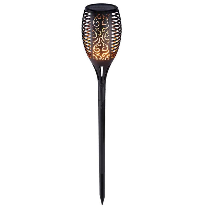 Solar Flame Flickering Garden Led Light Ip65 Outdoor Solar Tiki Torch