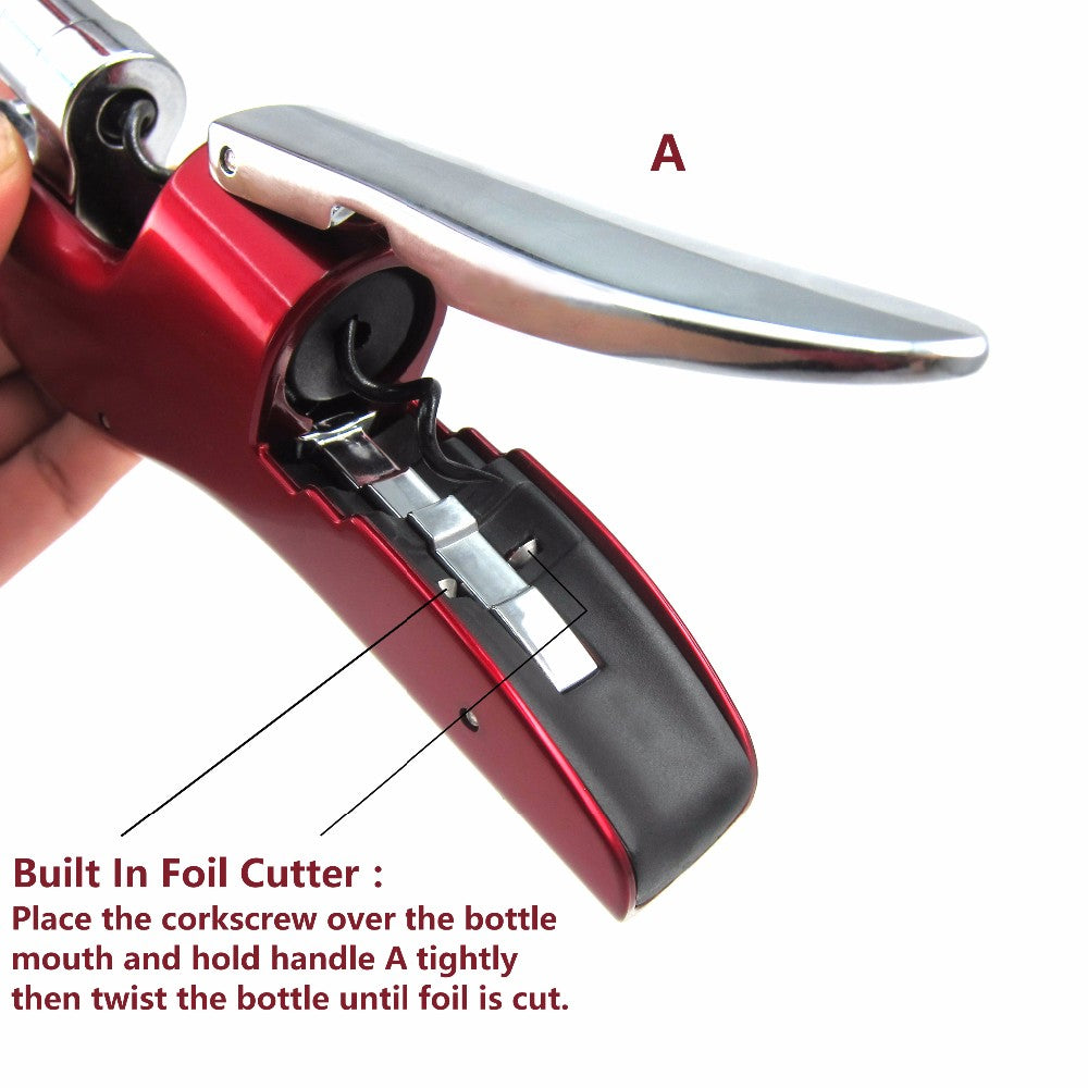 Professional Zinc Alloy Power Wine Opener Bottle Corkscrew Opener