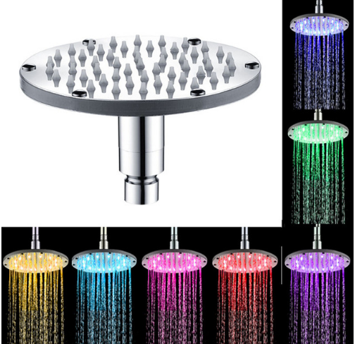 Colorful 7 Colors Change LED Shower Head Bathroom Bathroom Shine Water Faucet