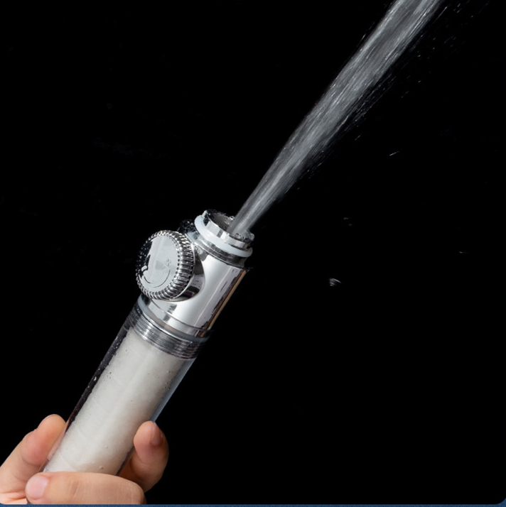 Pressurized Nozzle Turbo Shower Head Water Saving High Pressure Shower