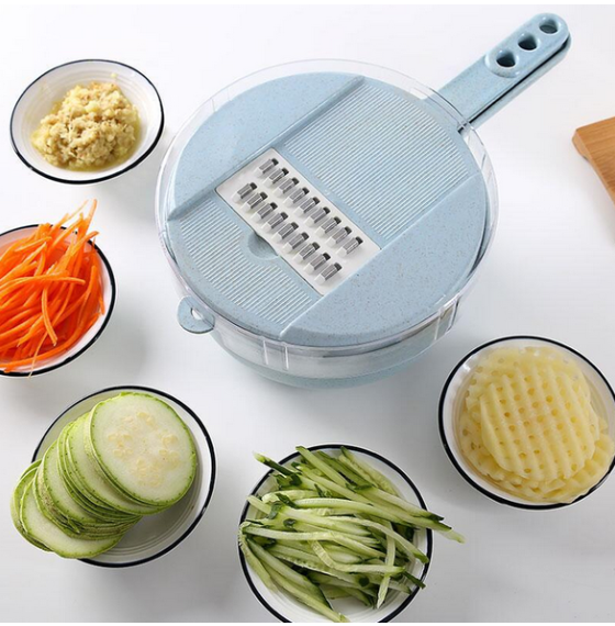 8 in 1 Slicer Vegetable Slicer Potato Peeler Grater With Strainer