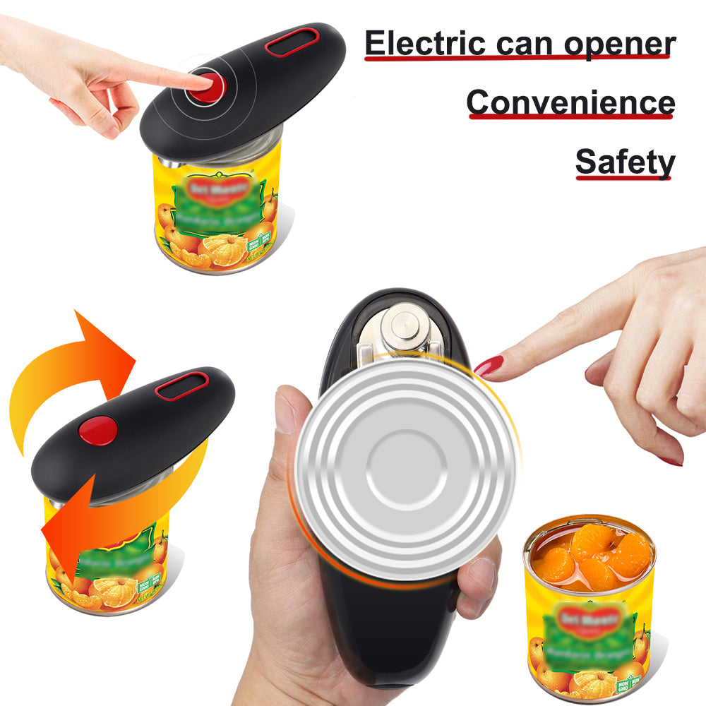 Electric Can Opener Automatic Bottle Opener Cordless Tin Touch