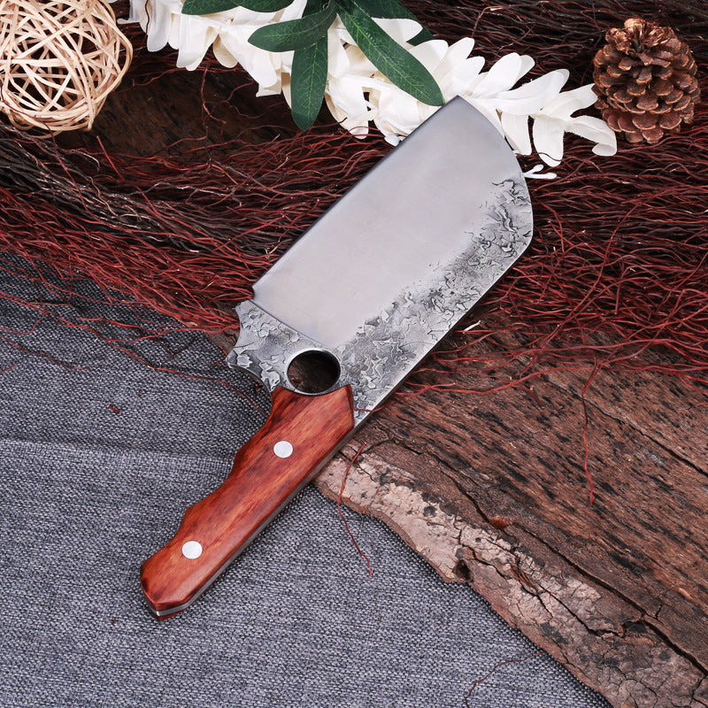 Forged Large Thick Ring Small Kitchen Knife Butcher Knife Slicing Knife