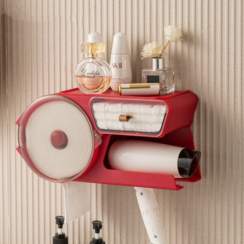 Household Non-punch Bathroom Hair Dryer Rack Rack