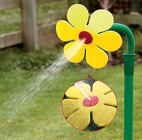 Garden Sprinkler Plastic Sprinkler Sunflower Sprinkler Garden Work Tool