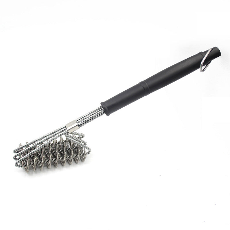 Barbecue Grill BBQ Brush Clean Tool Stainless Steel Wire Bristles Non-stick