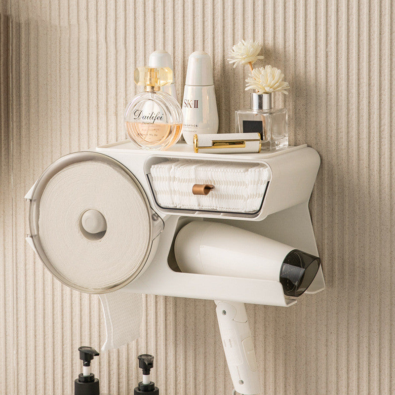 Household Non-punch Bathroom Hair Dryer Rack Rack