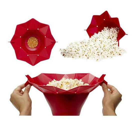 DIY Foldable Popcorn Microwave Making Artifact