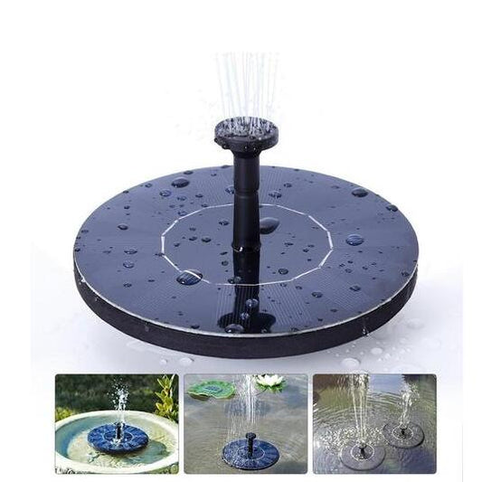 Solar Water Mercury Garden Miniature Floating Fountain